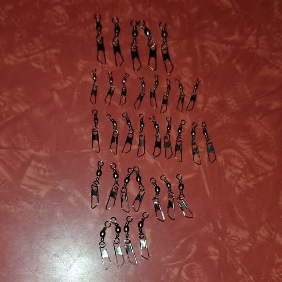 Fishing Snap Swivels set of 33 - Picture 2 of 5